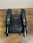 Parts Repair-platinum Cello 2 Wireless Microphone Home Tv Karaoke Machine System. Fixed Price $249.99.