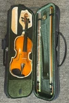 Dz Strad Model 800 Handmade 4/4 Violin + 600 Pernambuco Parisian Eye Frog Bow. Fixed Price $3999.99.