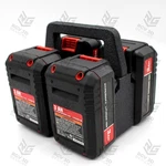 Bauer 20V 4 Slot Battery Caddy Carrying Case Holder. Fixed Price $18.74.