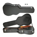 41" Acoustic Guitar Case 6 Or 12 String Dreadnought Wood Leather Hardshell. Fixed Price $85.90.