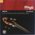 Stagg CE-1859-ST Stainless Steel Cello Strings, Medium. Fixed Price $19.95.