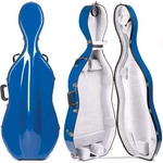 Bobelock 2000W Fiberglass Blue 4/4 Cello Case With Wheels. Fixed Price $603.50.