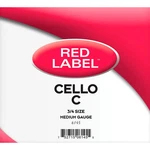 Super Sensitive Red Label Series Cello String 34 Size, Medium. Fixed Price $23.99.