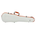 Pure By Gewa Violin Case, Polycarbonate, Shaped, White/orange, W/subway Handle. Fixed Price $349.99.