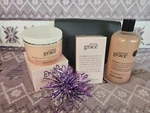 Philosophy Amazing Grace 3 Pc Layering Gift Set & Cosmetic Bag Nwt**sealed**. Fixed Price $119.00.