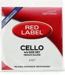 Super-sensitive 6107 Red Label Cello String Set 4/4 Size. Fixed Price $49.99.
