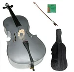 Merano Silver 1/4 Student Cello,bag,bow, Rosin Ship From Usa. Fixed Price $299.99.