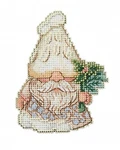 Jim Shore Mill Hill Mushroom Gnome JS20-2316 Christmas Ornament Cross Stitch Kit. Fixed Price $11.99.