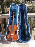 Josef Lorenz 21 "violin And Glasser Bow Skb Hard Case Czechoslovakia. Fixed Price $75.00.