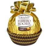 Grand Ferrero Rocher Fine Hazelnut Chocolate Candy Wrapped Gift. Fixed Price $15.99.