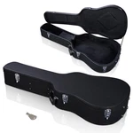 Acoustic Guitar Case 6 Or 12 String Dreadnought Wood Pu Leather Hardshell. Fixed Price $88.98.