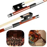 Amzz Professional 4/4 Full Size Violin Bow - Brazilwood With Ebony Frog & Whi.... Fixed Price $40.22.