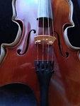 H. Luger CV500 Violin With Black And Beige Interior Case Bow. Fixed Price $450.00.