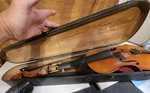 Antique German Stradivarius Labeled Case W/bow "conservatory Violin". Fixed Price $263.46.