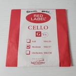 Super Sensitive Red Label Cello String 4/4 Size Medium New. Fixed Price $16.99.