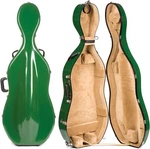 Bobelock 2000W Fiberglass Green/tan 4/4 Cello Case With Wheels. Fixed Price $603.50.