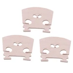 4/4 Full Size Violin Fiddle Bridge Burlywood Pack Of 3 Color 50X40X6MM. Fixed Price $19.74.