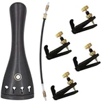 6PCS Ebony 4/4-3/4 Violin Tailpiece With Fine Tuners 1PCS Nylon Tailgut Vio.... Fixed Price $21.61.