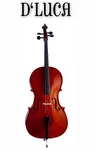 D'luca Meister Handmade Ebony Fitted Cello 1/2. Fixed Price $899.00.