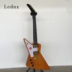 Left-hand Korina Antique Natural Electric Guitar White Guard H-h Pickups. Fixed Price $291.25.