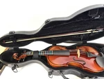H. Luger Violin CV600 Hard Case W/bow Size 4/4 Stradivarius Model. Fixed Price $299.99.