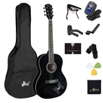 Winzz AF227A 39 Inches Concert Acoustic Acustica Guitar With Full Kit, Elegan.... Fixed Price $231.37.