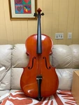 Cello 4/4 Acoustic C. Meisel Copy Stradivarius #37 Serial# 70016. Fixed Price $500.00.
