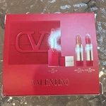 Valentino Lipstick Set Red Case Mirror Roman Grace Ode To Natural Satin Matte. Fixed Price $82.00.