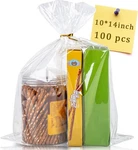 Cudicy 100PCS Cellophane Bags 10X14 Count (pack Of 100), Clear. Fixed Price $17.18.