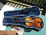 Used Glaesel Shop Adjusted VI30 Violin Stringed School Instrument W/ Bow. Fixed Price $145.00.