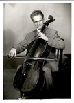 LD313 1952 Original Photo John Rabe Playing Cello Classical Musician Performs. Fixed Price $20.00.