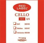 Super Sensitive Red Label 4/4 Scale Cello String Set - Medium Gauge 6107. Fixed Price $124.45.