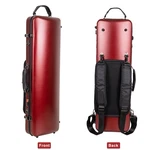 Crossrock Poly Carbon Oblong Case For 4/4 Full-size Violin-with Hygrometer-red. Fixed Price $228.99.