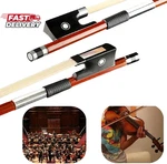 Amzz Professional 4/4 Full Size Violin Bow - Brazilwood With Ebony Frog & White. Fixed Price $33.78.