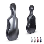 Crossrock Poly Carbon Composite Case Fits 4/4 Size Cello With Wheels In Black. Fixed Price $557.99.