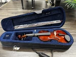 Palatino Allegro VA-450 Hand Carved Viola Outfit With Case & Bow, 15" Size. Fixed Price $275.00.