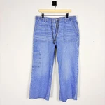 American Eagle Baggy Jogger Jeans Wide Leg Draw String Cargo Utility Size 16. Fixed Price $28.00.