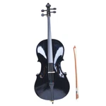 4/4 Full Size Wood Acoustic Cello Bag Bow Rosin Bridge For Adult Black. Fixed Price $255.82.