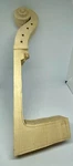 1 New Cello Scroll And Part Finished Neck 4/4, Fine Aged Maple. Fixed Price $154.33.