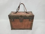 Vintage Wooden Travel Suitcase, Box. Fixed Price $129.99.