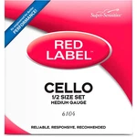 Super Sensitive Red Label Series Cello String Set 1/2 Size, Medium. Fixed Price $72.99.