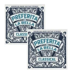 (2 Pack) Bella 1-P Preferita Classical Guitar Strings Nylon Full Set. Fixed Price $17.90.