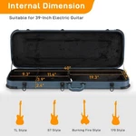 Ktaxon Cases Hard-shell Wood For Standard Electric Guitars Telecaster &lock. Fixed Price $65.99.