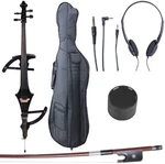 Cecilio CECO-4BK Ebony Electric Silent Cello In Style 4, 4/4 Metallic Black. Fixed Price $291.99.