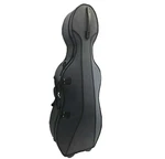 New 1/2 Gray Color Cello Foamed Case With Two Wheels Extra One Rosin. Fixed Price $179.99.