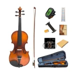 1/2 Size Violin For Kids, Half Fiddle - Solid Spruce & Maple With Lightw.... Fixed Price $179.89.