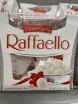 Ferrero Raffaello, Individually Wrapped Whole Almond & Coconut Candy Box, 150G. Fixed Price $10.00.