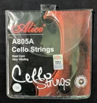 Alice A805A Cello Strings 1/4 Full Set Steel Core Ni-fe Chrome Winding. Fixed Price $34.99.