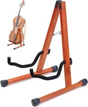 Cello Stand With Bow Holder, Mahogany Wooden A-shape Floor Padded Foa. Fixed Price $49.99.